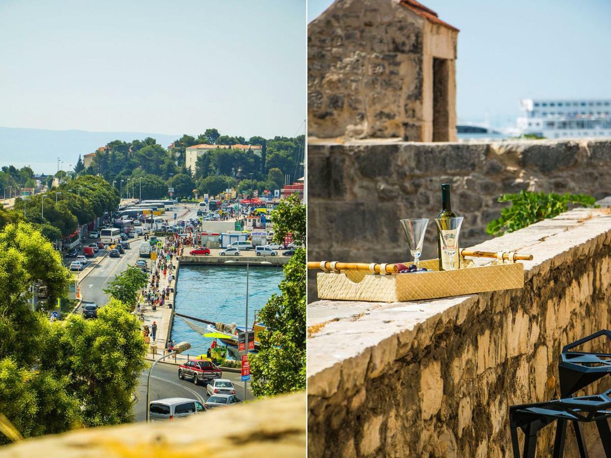Diocletian Tower - Bella Vista & Palazzo Apartment สปลิท ภายนอก รูปภาพ